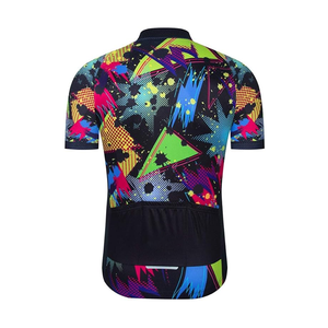 Jersey de Ciclismo de la Mejor Calidad para Hombre, Conjunto de Jersey y Pantalones Cortos Estampados, Tela 100% Poliéster - Product Image 2