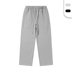 Pantalon de jogging en molleton de coton 380 g/m² avec logo personnalisé, taille élastique et coupe droite - Product Image 1