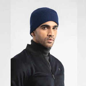 Gorro de Punto para Hombre, Cómodo, Resistente al Frío, Color Sólido, de Alta Calidad, para Invierno, Casual, Abrigado - Product Image 2