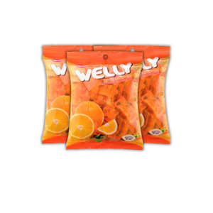 Bibica Welly Orange Candy 70g Venta al por mayor Fruit Hard Candy - Product Image 3