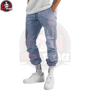 Servicio OEM ODM con el Mejor Precio, Diseño Único, Cómodos Pantalones Cargo Holgados de Algodón para Hombre, Estilo Casual y Deportivo - Product Image 2