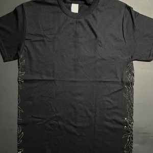 เสื้อยืดผู้ชายแบบกำหนดเอง ประดับเพชรหรูหรา คุณภาพสูง แขนสั้น ใส่สบาย สไตล์วินเทจ คอกลม สำหรับฤดูร้อน - Product Image 1
