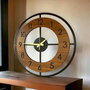 Natural Wooden <b>Clock</b> Low Price Stylish <b>Wall</b> <b>Clock</b> for Living Room <b>Bedroom</b> Office and Daily Use By M/S SHAAD HANDICRAFTS - Product Image 5