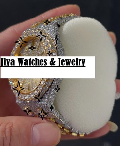 Reloj Deportivo de Lujo VVS Moissanite, Mecánico, de Acero Inoxidable, con Esfera Analógica, Movimiento MIYOTA, Pasa Todas las Pruebas de Diamantes - Product Image 2