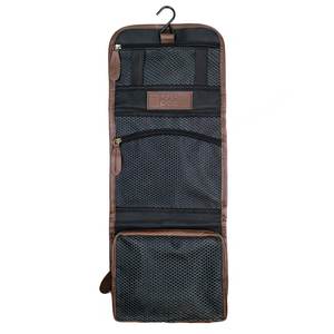 Leather Toiletry Bag Men Travel Wash Organizer Cosmetic Storage Waterproof Grooming <b>Case</b> Bag LTB-0117 - Product Image 5