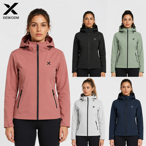 Chaquetas Softshell Urbanas y de Moda para Mujer X Sports City, Resistentes al Agua y al Viento, Acolchadas para Invierno, de Color Sólido, de Poliéster - Product Image 1