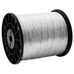 เทปพันสายไฟโพลีเอสเตอร์สีขาว1/2 "x 5249 'เชือกแบน1250 lbf แรงดึงดึงเทปพันสายไฟฟ้า - Product Image 1