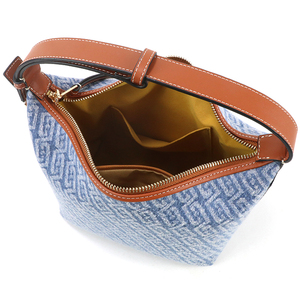 Custom Denim Women's Wallet <b>Handbag</b> With Embossed Logo Zipper Closure And Waterproof Design - Product Image 6