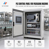 Contrôleur PLC avec HMI, système de contrôle PLC pour servomoteur, machine d'emballage automatique, panneau de commande PLC de remplissage