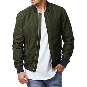 Trendy College Varsity Coat Compra a granel EE. UU. Chaqueta bordada de béisbol atlético para hombres Abrigo de bombardero de satén de moda Fabricante - Product Image 1