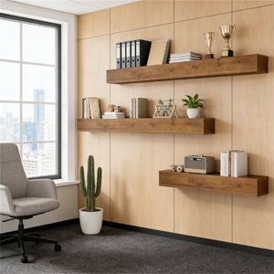 Mensola per Caminetto a Parete, Espositore Fluttuante con Tocco Decorativo per l'Arredamento Domestico - Product Image 1