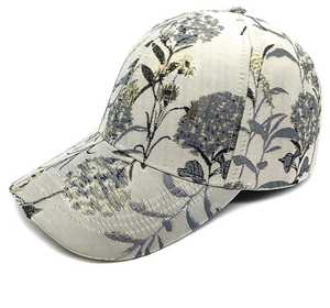 Floral Print Baseball Cap Unisex Casual Hat Spring Summer 100% Polyester Breathable Digital Printing - Product Image 4