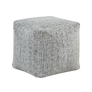 Pouf Quadrato Moderno, Poggiapiedi in Tessuto Chenille Antiscivolo, Sedia a Sacco con Design Contemporaneo - Product Image 2