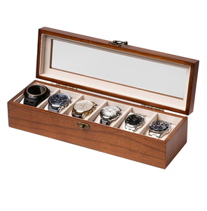 Boîte à montres en bois faite à la main, qualité supérieure, artisanat royal, en bois d'acacia, étui de présentation pour montres, qualité supérieure et en promotion. - Product Image 4