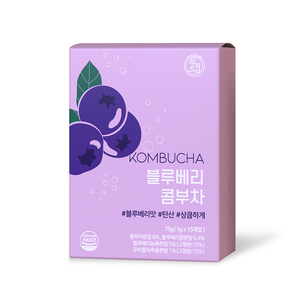 HEALSLAB Kombucha 8 saveurs 75g (5g x 15 sachets) alternative au soda, boisson en poudre - Product Image 5