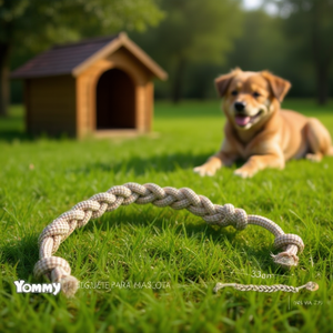 Juguete de Cuerda Trenzada Yommy de 33 cm, Juguete para Masticar para Perros - Product Image 3