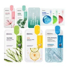 Remise sur le pack de 20 masques visage Mediheal 10 types (Tea Tree, Cica, NMF) pour le traitement de l'acné - Product Image 1
