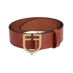 ODM Green Fabric Equestrian Bit <b>Belt</b> <b>Gold</b> Horse Bridle Style Waist Strap - Product Image 3