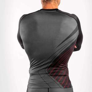 Professional <b>Men's</b> Long Sleeve <b>Compression</b> Rashguard <b>Shirt</b> Custom Logo Quick Dry MMA BJJ Jiu Jitsu Gym Sports Fitness Top Wear - Product Image 2