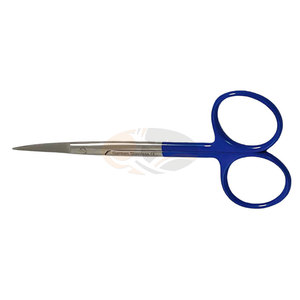 Ciseaux à iris sur mesure, courbés, de précision chirurgicale, en acier inoxydable, pour une manipulation fine des tissus délicats - Product Image 3