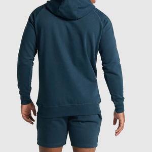 Run Apparel New Solid <b>Colour</b> Raglan Casual Autumn Wear Regular Fit Hoodie Shorts <b>Set</b> Men's Hoodie & Sweatshirts - Product Image 4