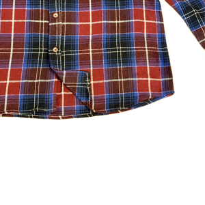 OEM Wholesale Fashion Plaid Overshirt Long Sleeve Single Breast Turn Down Collar American Size Checked Shirt Bulk <b>Flannel</b> <b>Jacket</b> - Product Image 5