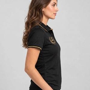 Custom <b>Women</b> <b>Polo</b> <b>Shirt</b> Lightweight Cotton Fabric Breathable Construction Comfortable Fit Short Sleeve Casual Fashion <b>Womens</b> - Product Image 3