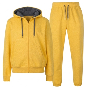 ชุดเซ็ตเสื้อฮู้ดและกางเกงลำลองแฟชั่นสำหรับผู้ชาย ชุดกีฬาสองชิ้น - Product Image 1