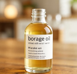 Aceite Portador de Semillas de Borraja Puro y Natural, Borago Officinalis, Prensado en Frío, Grado Cosmético, Cuidado del Cabello, Antienvejecimiento, 100% Puro - Product Image 6