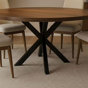 Solid Wood Round Dining <b>Table</b> Set, Modern Contemporary Wooden Furniture, Round Kitchen <b>Table</b> and Chairs for Home Dining Room - Product Image 5