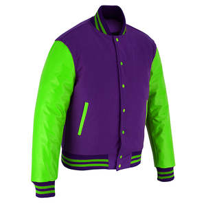 Chaqueta mono para hombre, chaqueta de exterior de alta calidad para hombre, chaqueta de béisbol personalizada OEM, chaqueta varsity de nuevo diseño para hombre - Product Image 6