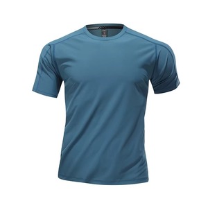 Custom Athletic Compression Sports Shirt Manufacturer Gym Performance Wear Breathable <b>Polyester</b> Spandex Private Label OEM ODM - Product Image 6