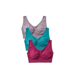 Women Sports <b>Bra</b> High Support Breathable Racerback Yoga Running Fitness Workout Top Light <b>Blue</b> Gray Navy - Product Image 6