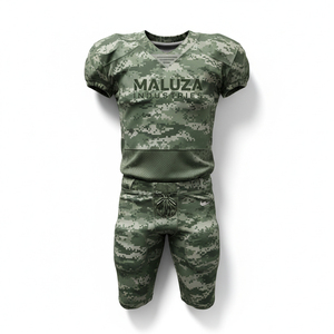 Uniforme de football américain personnalisé professionnel, panneaux latéraux élastiques, coutures renforcées, vêtements de jeu durables, prix d'usine - Product Image 1