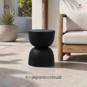 Wholesale Solid Teak Wood Eco-Friendly Modern Accent <b>Stool</b> Side <b>Table</b> for Apartment Bedroom Living Room Villa Luxury Furniture - Product Image 1