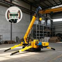 Mini-grue suspendue intelligente à commande à distance 3T pour l'installation de panneaux de verre de précision