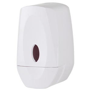 Distributeur de savon en plastique 500ML, bouton poussoir, couleur blanche - Product Image 2