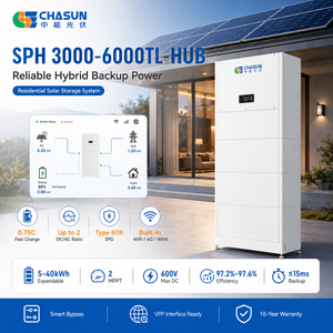 Chasun <span class=keywords><strong>SPH</strong></span> 4000TL-HUB 4kW Hybrid-Solarwechselrichter 16A PV-Eingang MPPT All-in-One LiFePO4 Wohnenergie-Speichersystem - Product Image 6