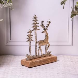 Escultura Moderna de Ciervo, Decoración Contemporánea para el Hogar, Adorno para Sala de Estar y Oficina, Escultura de Ciervo de Metal de Lujo, Elegante - Product Image 4