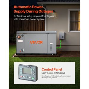 Generatore Dual Fuel da 22kW di Potenza Massima in Standby, 20kW di Potenza Massima per Tutta la Casa, Alimentazione di Emergenza per Tutta la Casa a Gas Naturale e GPL - Product Image 6