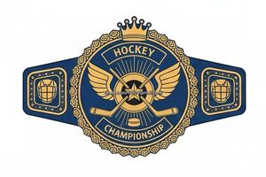 Línea de productos de cinturones de campeonato de hockey personalizados diseñados para ligas, clubes, equipos y torneos profesionales de hockey sobre hielo. - Product Image 2