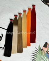 Ekstensi Rambut Vietnam Remy Keratin I-Tip Micro Ring Weft Berkualitas Tinggi Double-Drawn Bebas Kimia Harga Pabrik Merek Dunia