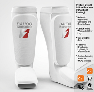 Muay Thai <b>Shin</b> Guards High-Impact Composite Durable Foam Kickboxing <b>MMA</b> Instep Protection <b>Pads</b> Sparring Training for Kids Adults - Product Image 2
