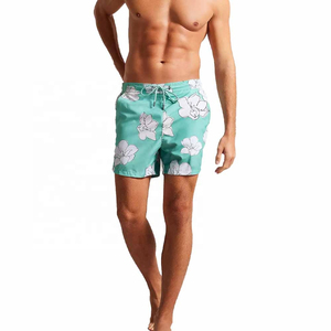 Shorts de Baño para Hombre, 160 GSM, Poliéster y Elastano, Secado Rápido, con Cordón Ajustable, Forro de Malla, Ropa de Playa, Fabricante OEM Personalizado con Marca Privada - Product Image 2