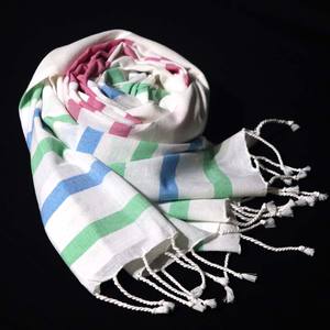 Serviette de Hammam 100% Coton de Haute Qualité, Serviette Fouta en Coton Personnalisée avec Motif Rayé pour Femmes, Exportateur en Inde - Product Image 4