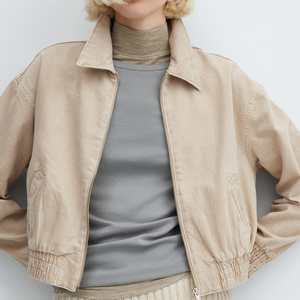Women Slim Fit Winter <b>Denim</b> <b>Jacket</b> Breathable Button Closure Cotton Blend Fashion Outerwear Custom OEM ODM Wholesale Clothing - Product Image 5
