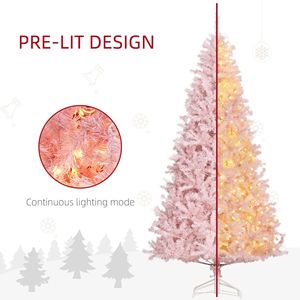 Árbol de Navidad Artificial Realista de Abeto Douglas con Luces LED Blancas Cálidas, Árbol de Navidad Preiluminado - Product Image 4