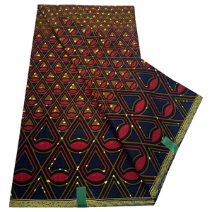 Tissu en Coton Imprimé Wax Africain Doux, Fabrication d'Usine de <span class=keywords><strong>Pagne</strong></span> Africain en Gros pour la Couture DIY et la Décoration Intérieure - Product Image 5