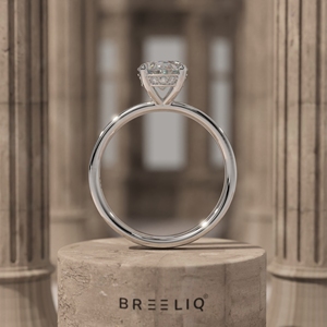 Oval Diamond Ring 2CT Pave Band Engagement Ring 14K Gold <b>Bridal</b> Ring Custom OEM Jewelry Supplier - Product Image 6