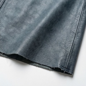Falda lápiz vaquera para mujer, hasta la rodilla, rasgada, lavada a la piedra, estilo casual, cintura regular - Product Image 6